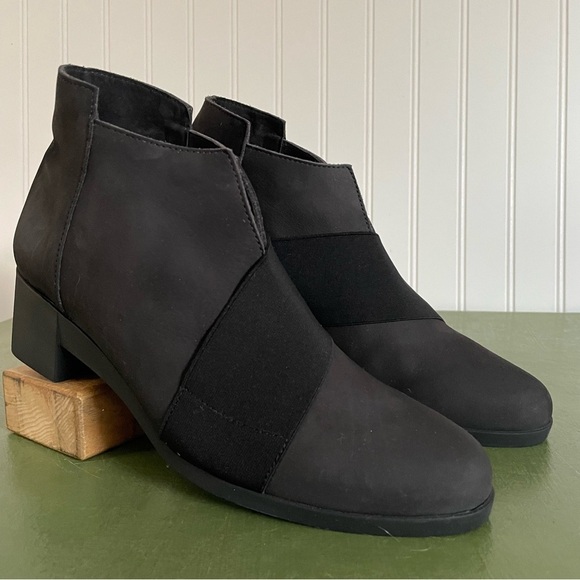 NWT Arche TATEBO Low Boots/Booties Handmade in Noir Nubuck Leather *France* - Picture 2 of 12